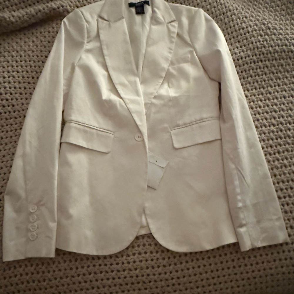 Victoria's Secret Cream Structured Blazer
